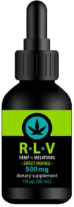 RLV Full Spectrum Hemp formulated with 3 mg melatonin per serving