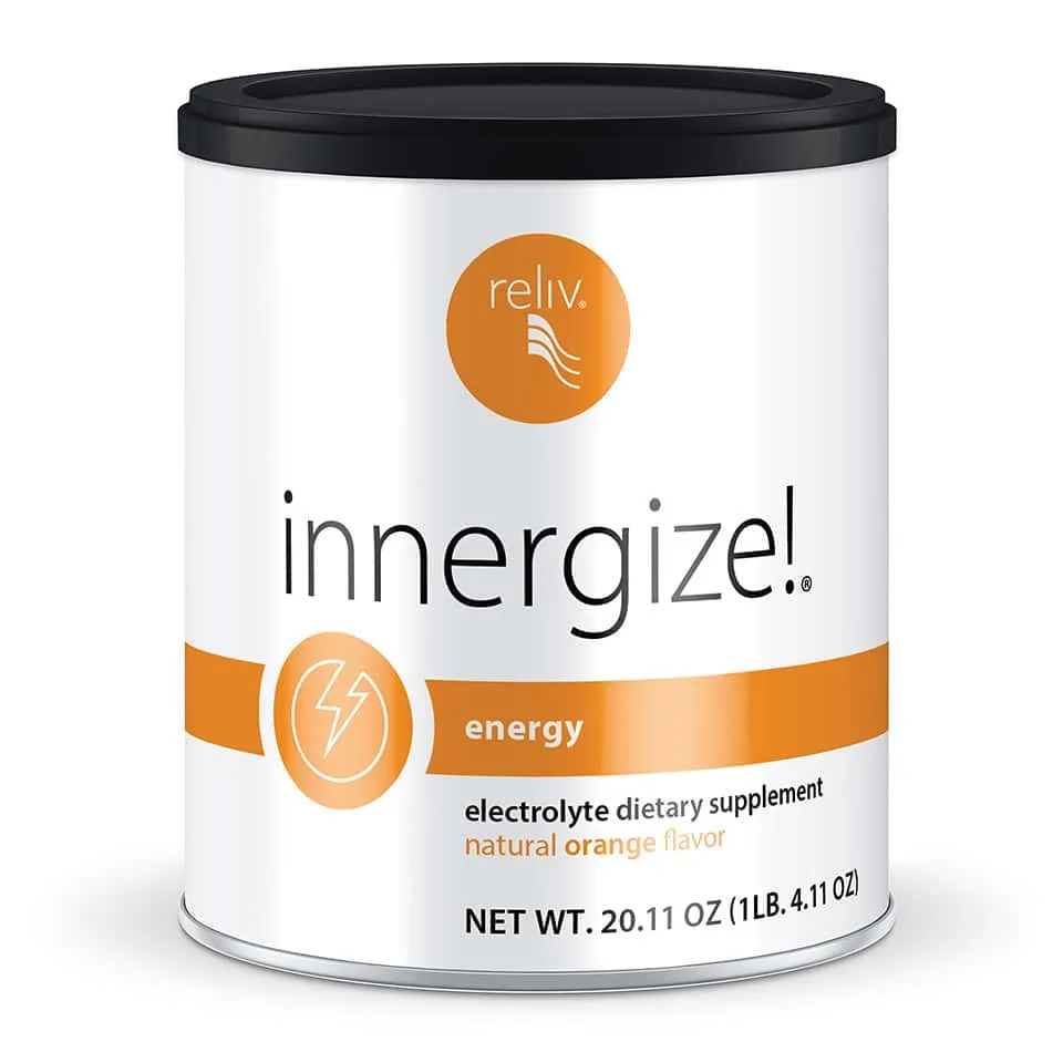 Reliv Innergize performs better than water alone, replacing electrolytes and other key nutrients lost during exercise.