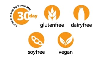 Innergize! Zero free of gluten, dairy, soy, and it's vegan!