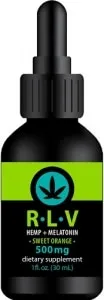 RLV Hemp Extract + Melatonin RLV Hemp + Melatonin is a naturally occurring hormone that plays a key role in sleep.