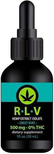 RLV Hemp Isolate 500 mg - phytocannabinoid-rich tincture is infused with 500 mg of isolated pure CBD extracted from organically-grown hemp